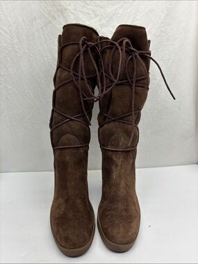 Ugg chocolate wedges boots, SZ 9